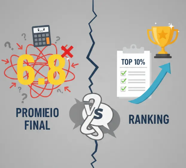 Malentendidos comunes entre el promedio final y el ranking