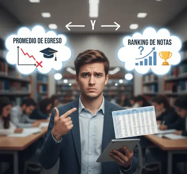 Malentendidos comunes entre promedio de egreso y ranking de notas