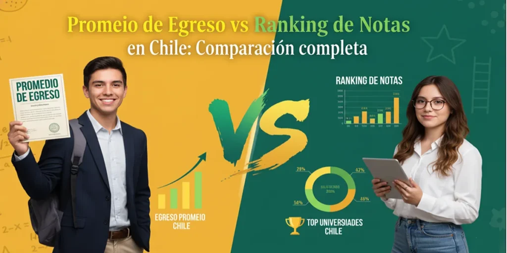Promedio de Egreso vs Ranking de Notas en Chile: Comparación completa
