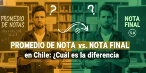 Promedio de notas vs. nota final en Chile ¿Cuál es la diferencia