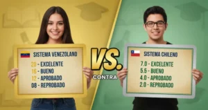 Sistema de Calificaciones Venezolano vs. Sistema de Calificaciones Chileno