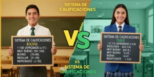 Sistema de Calificaciones de Bolivia vs Sistema de Calificaciones de Chile