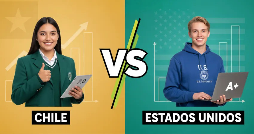 Sistema de calificación Estados Unidos vs Chile Diferencias explicadas