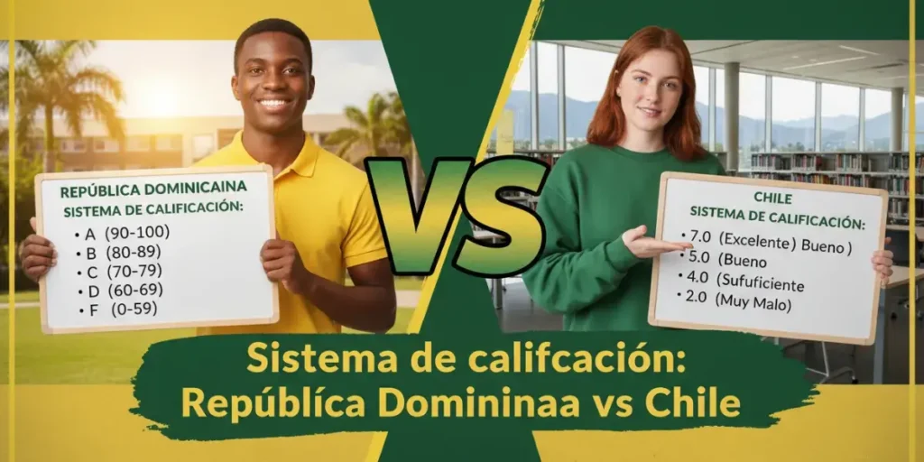 Sistema de calificación República Dominicana vs Chile