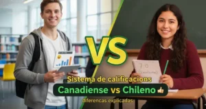 Sistema de calificaciones canadiense vs chileno diferencias explicadas