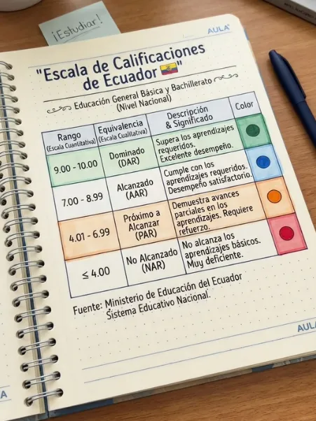 Sistema de calificaciones en Ecuador