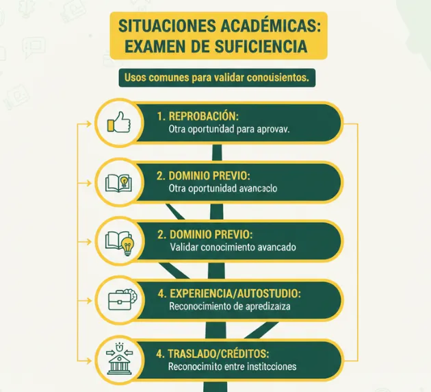 Situaciones académicas en las que se utiliza