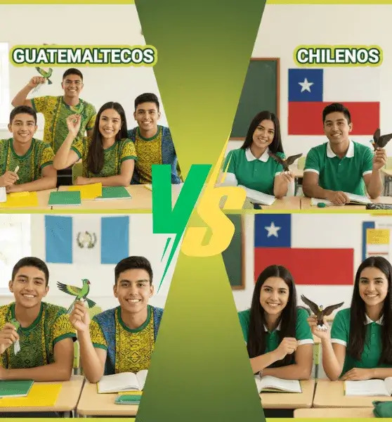 estructura educativa guatemalteco vs chileno