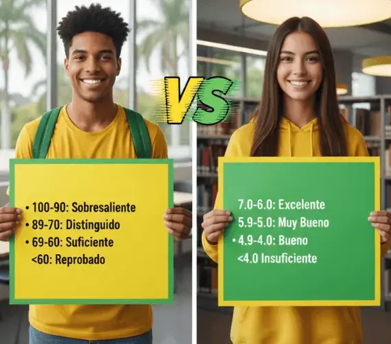 métodos de cálculo de calificaciones Honduras vs Chile