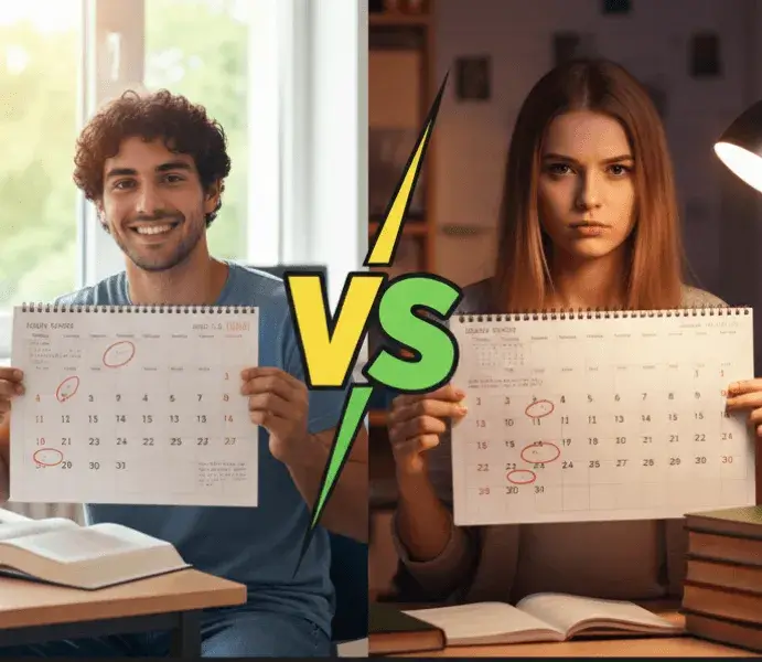 periodo académico cubierto promedio semestral vs. promedio final