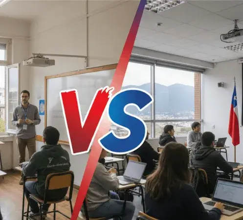 presión académica y nivel de dificultad argentino vs chileno