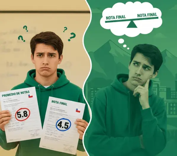 promedio de notas y nota final
