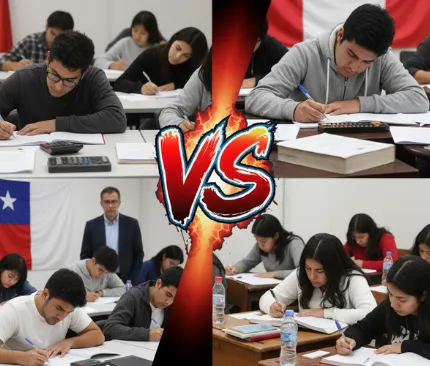 sistemas de evaluación escolar y universitaria peru vs chile