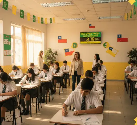 ¿Cómo afectan los exámenes recuperativos a la calificación final en Chile