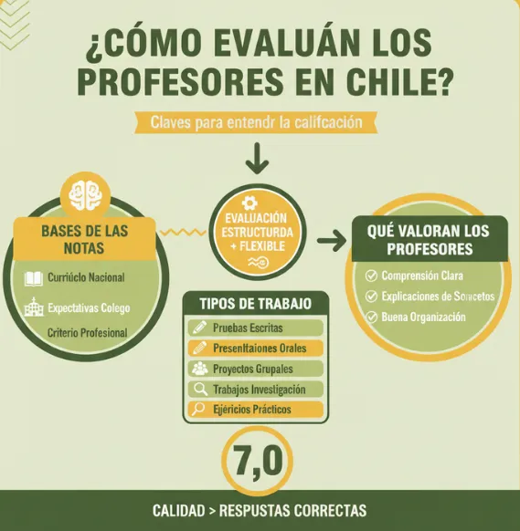 ¿Cómo evalúan los profesores en Chile?

