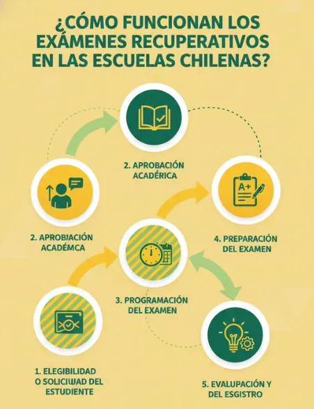 ¿Cómo funcionan los exámenes recuperativos en las escuelas chilenas?
