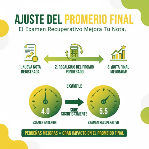 ¿Cómo se ajusta el promedio final?