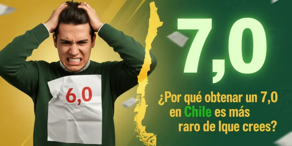 ¿Por qué es más raro obtener un 7,0 en Chile de lo que crees