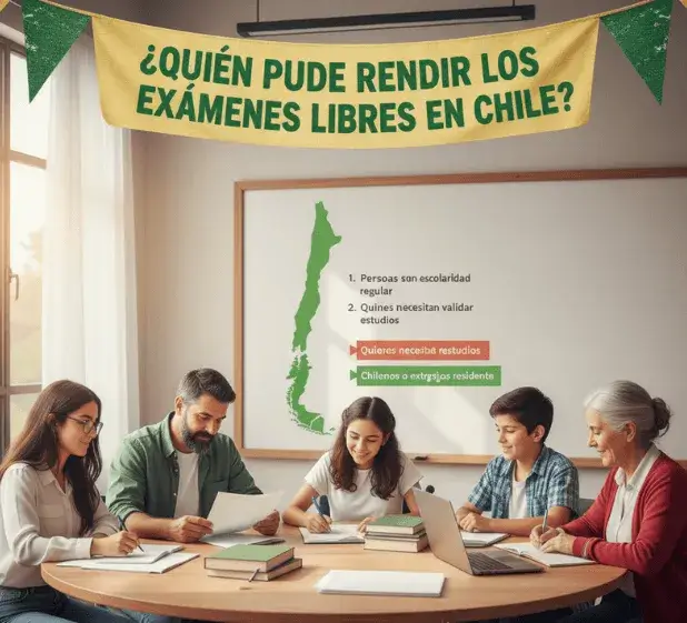 ¿Quién puede rendir los exámenes libres en Chile?