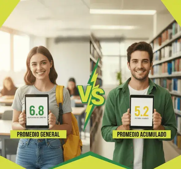 Diferencia principal entre promedio general y promedio acumulado