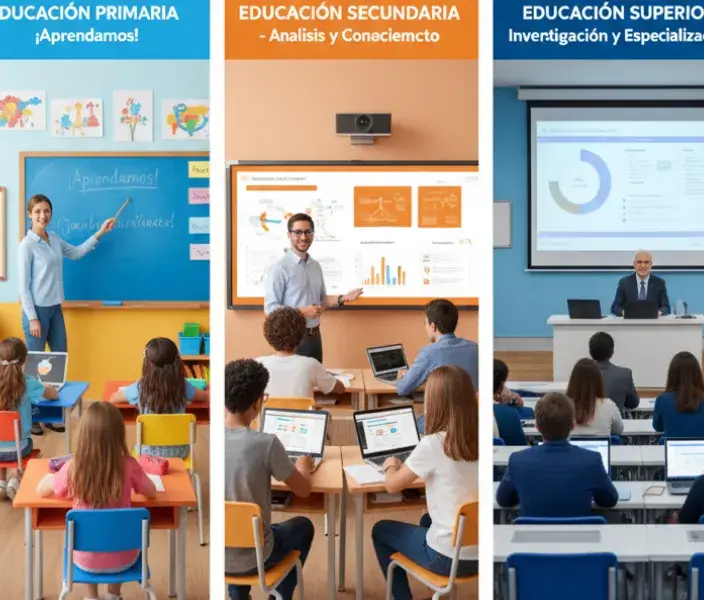 Diferencia según niveles educativos en Chile