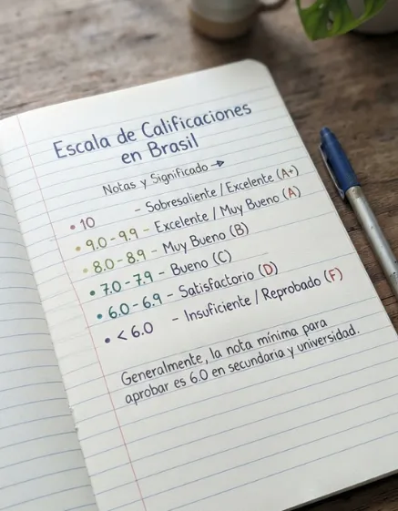 Escala de calificaciones en Brasil