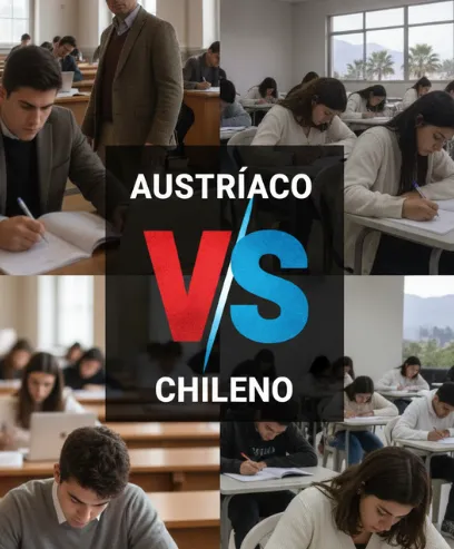Exámenes de recuperación austríaco vs. chileno