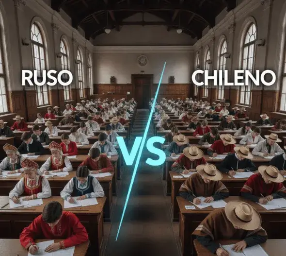 Exámenes de recuperación ruso vs chileno