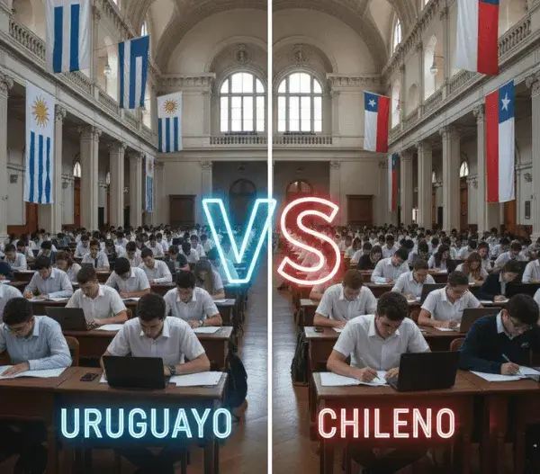 Exámenes de recuperación y políticas uruguayo vs chileno