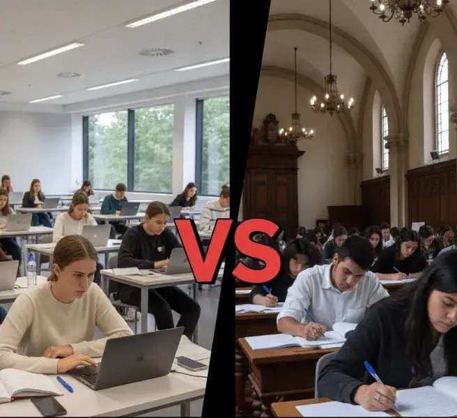 Políticas de repetición de curso en Bajos vs. Chileno