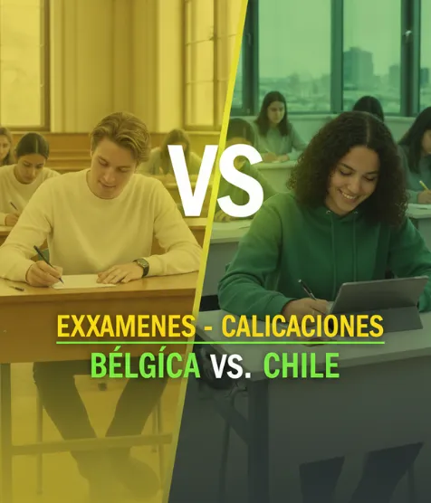 Políticas de repetición de cursos Bélgica vs. Chile