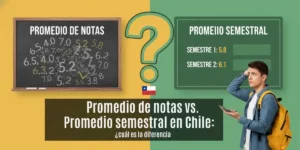 Promedio de notas vs. promedio semestral en Chile: ¿cuál es la diferencia?