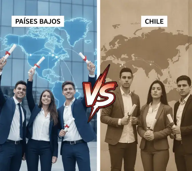 Reconocimiento internacional de las titulaciones Bajos vs. Chileno