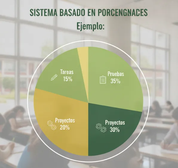 Sistema basado en porcentajes
