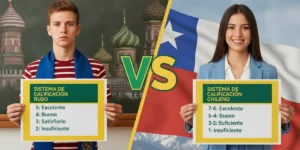 Sistema de calificación ruso vs sistema de calificación chileno