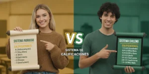 Sistema de calificaciones noruego vs. sistema de calificaciones chileno