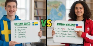 Sistema de calificaciones sueco vs sistema de calificaciones chileno