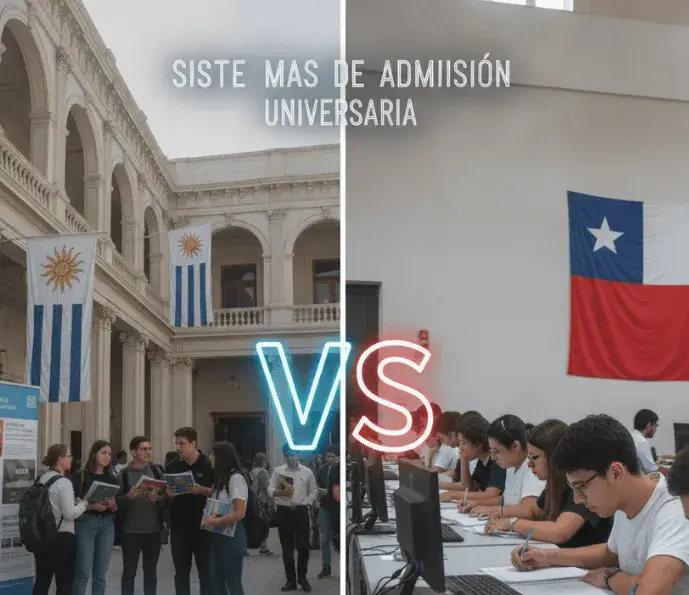 Sistemas de admisión universitaria uruguayo vs chileno