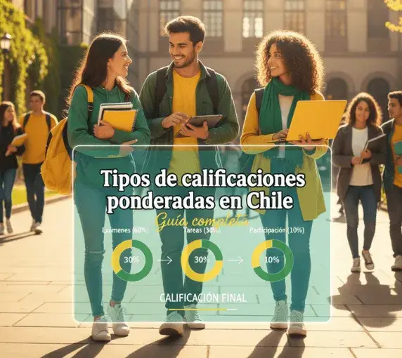 Tipos de calificaciones ponderadas en Chile