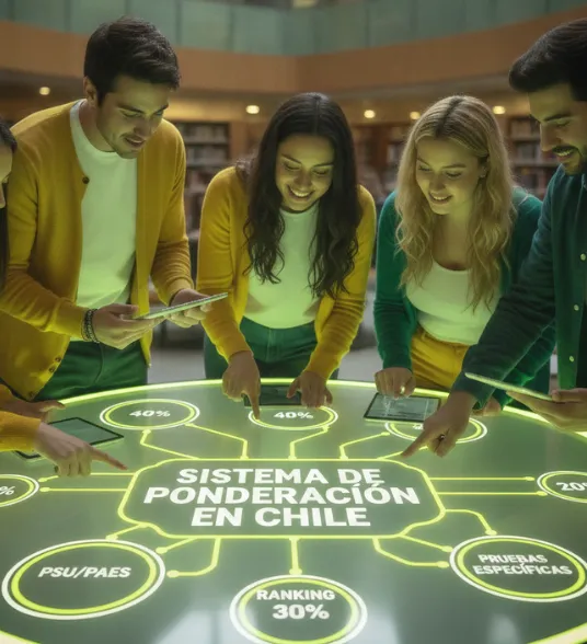 ¿Cómo funciona el sistema de ponderación en Chile?