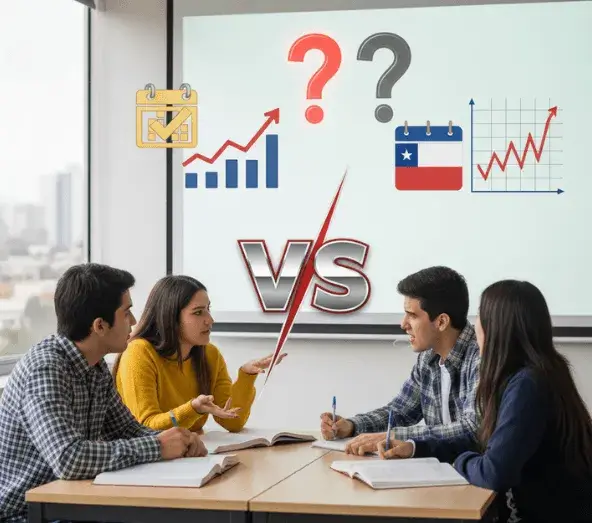 ¿Cuál es más importante Promedio anual vs. promedio general en Chile?