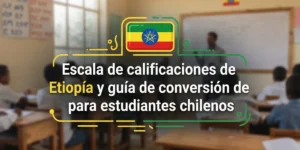 Escala de calificaciones de Etiopía y guía de conversión de notas para estudiantes chilenos