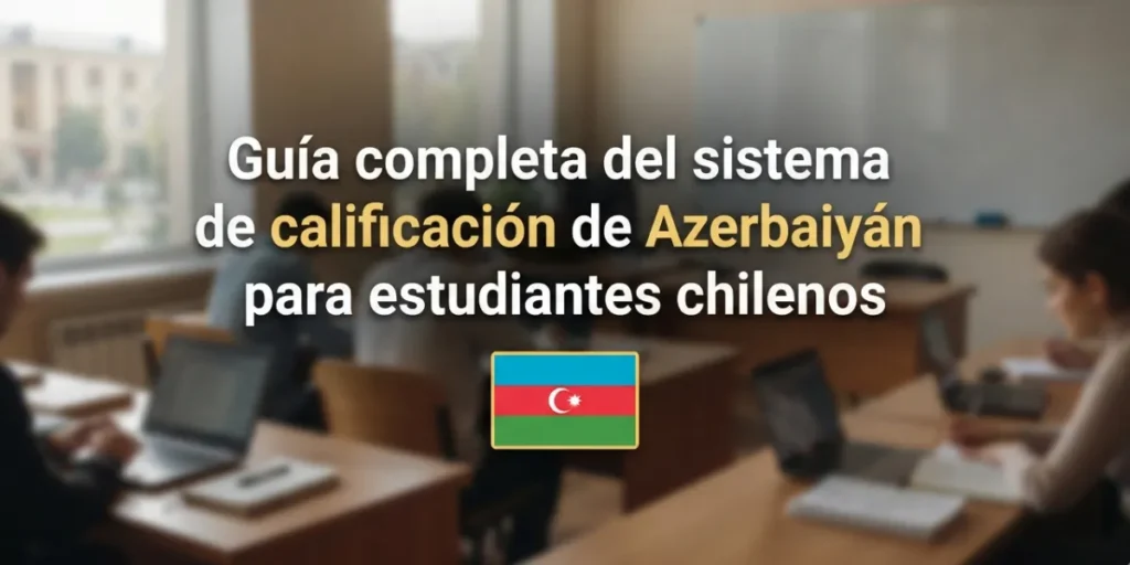 Guía completa del sistema de calificación de Azerbaiyán para estudiantes chilenos