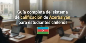 Guía completa del sistema de calificación de Azerbaiyán para estudiantes chilenos