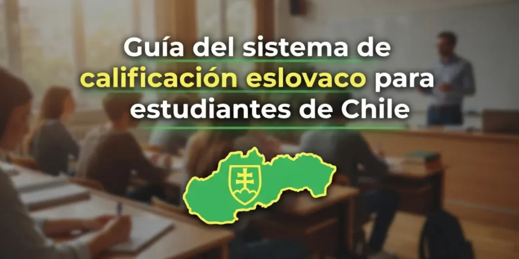 Guía del sistema de calificación eslovaco para estudiantes de Chile