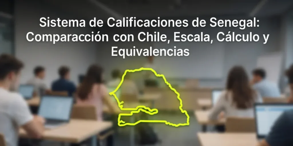 Sistema de Calificaciones de Senegal Comparación con Chile, Escala, Cálculo y Equivalencias
