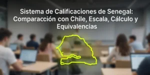 Sistema de Calificaciones de Senegal Comparación con Chile, Escala, Cálculo y Equivalencias