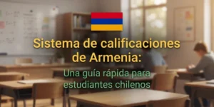 Sistema de calificaciones de Armenia Una guía rápida para estudiantes chilenos