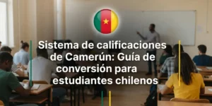 Sistema de calificaciones de Camerún Guía de conversión para estudiantes chilenos