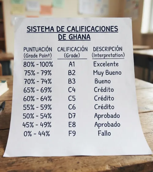 Sistema de calificaciones de Ghana